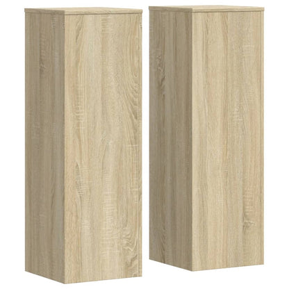 Supporti per Piante 2 pz Rovere Sonoma 33x33x100 cm Multistrato | homemem39