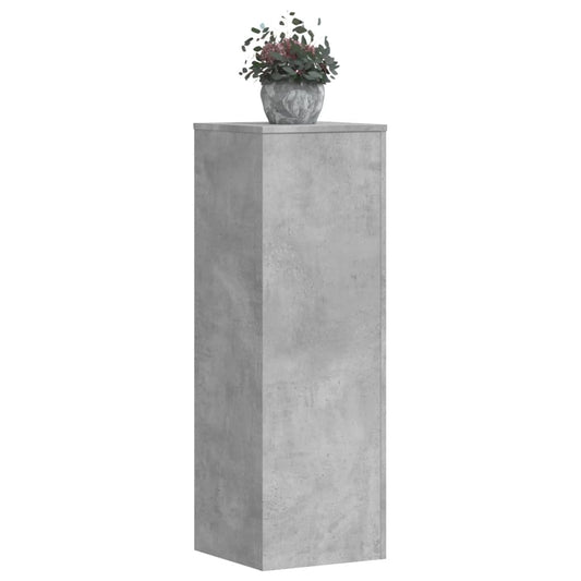 Supporti per Piante 2 pz Grigio Cemento 33x33x100cm Multistrato - homemem39