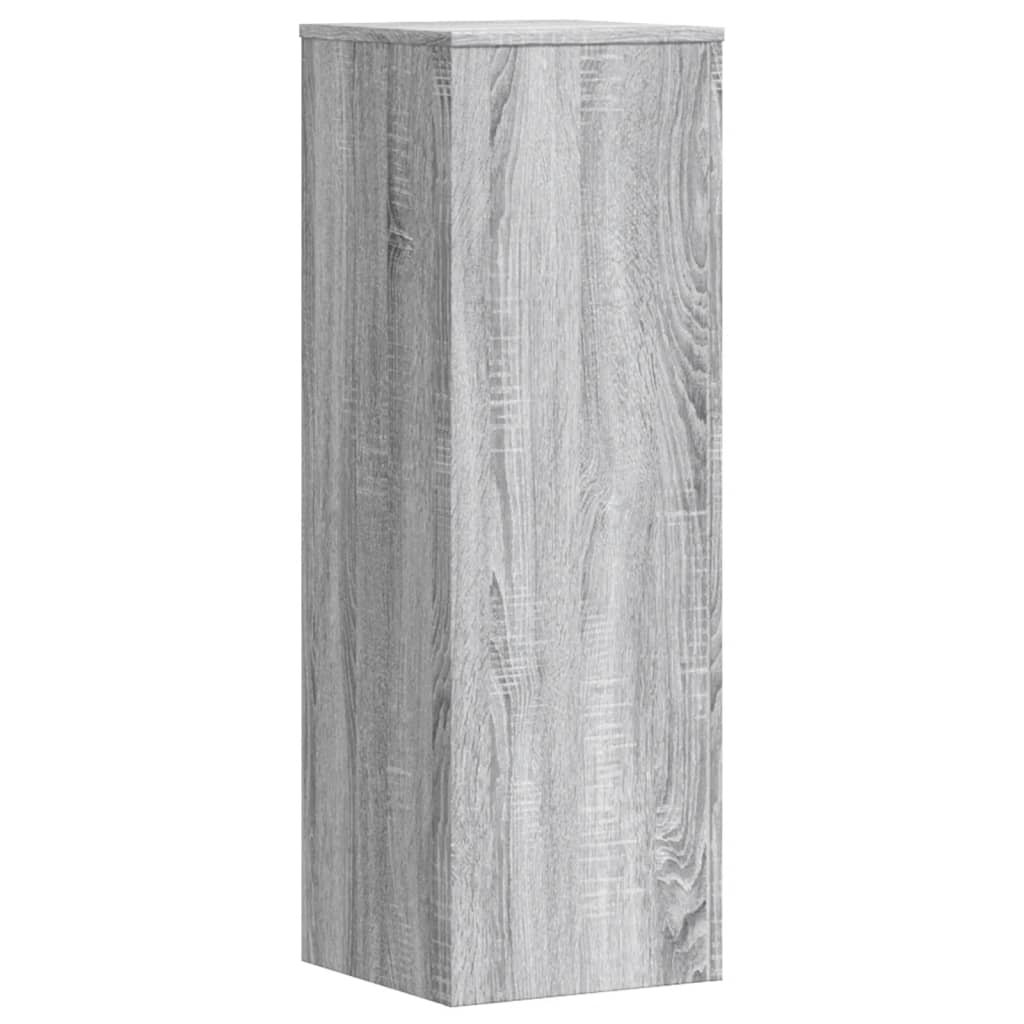 Supporti per Piante 2 pz Grigio Sonoma 33x33x100 cm Multistrato - homemem39