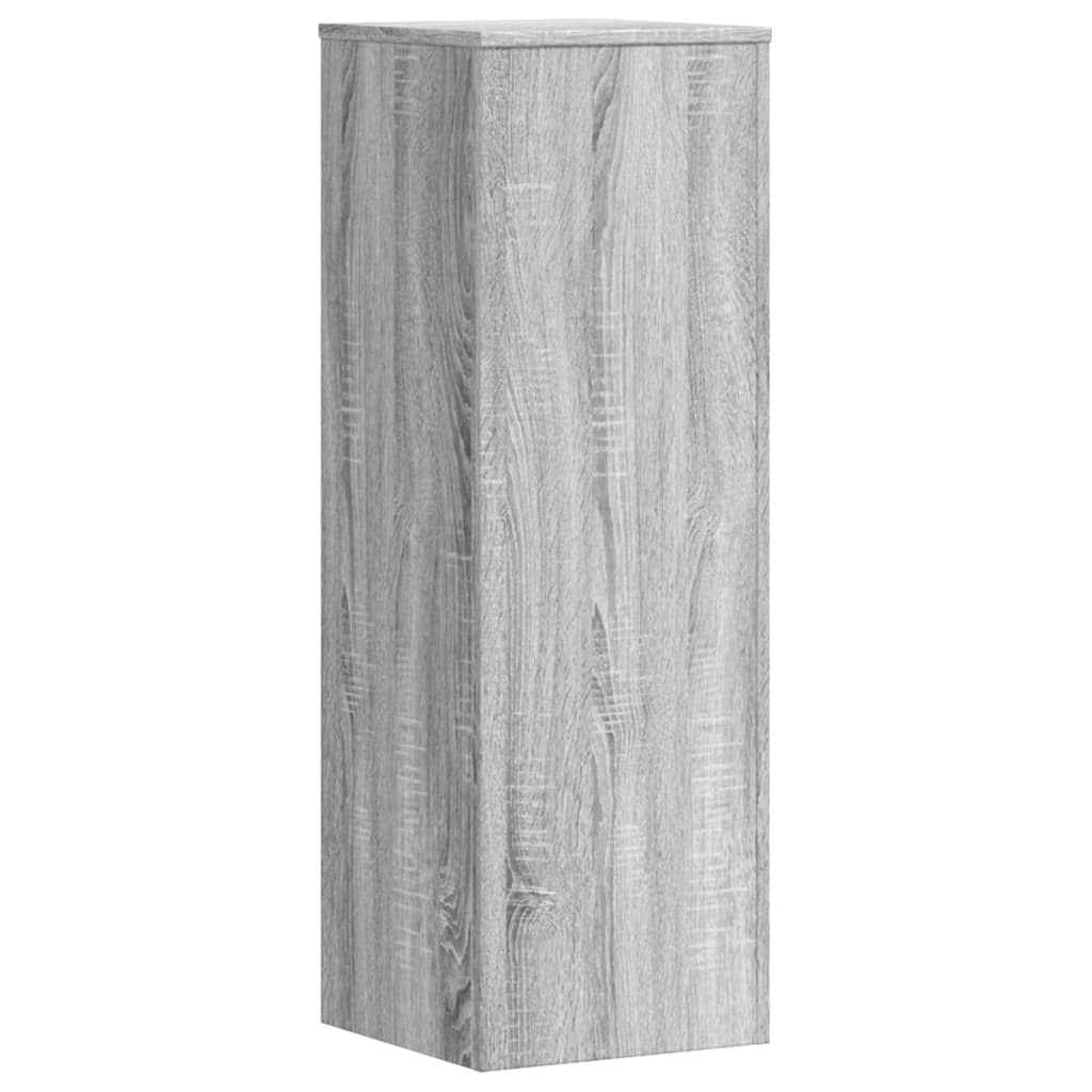 Supporti per Piante 2 pz Grigio Sonoma 33x33x100 cm Multistrato | homemem39