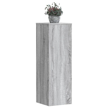 Supporti per Piante 2 pz Grigio Sonoma 33x33x100 cm Multistrato - homemem39