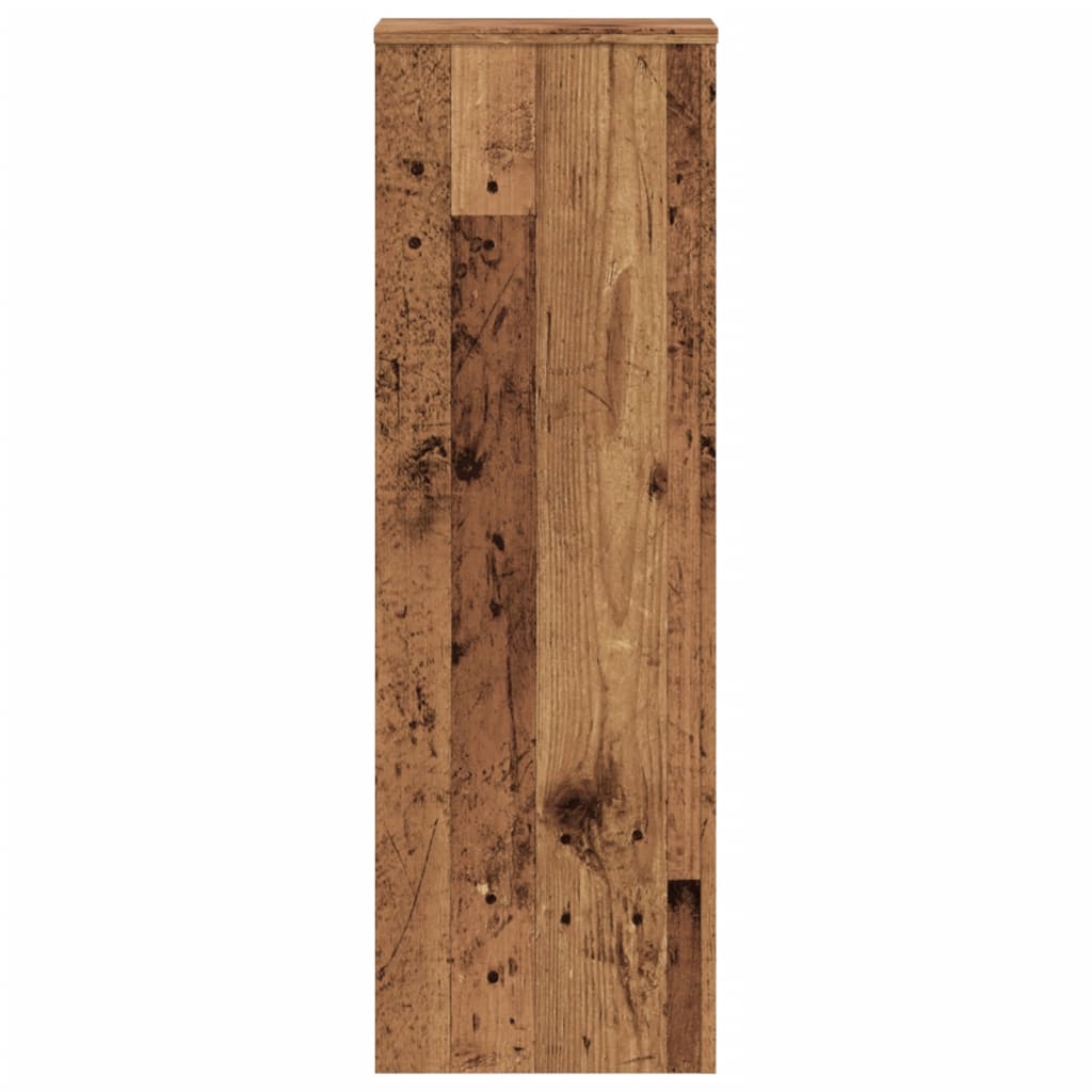 Supporti per Piante 2 pz Legno Vecchio 33x33x100 cm Multistrato | homemem39