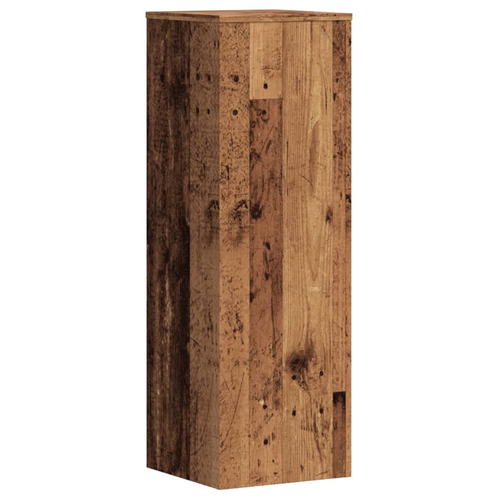 Supporti per Piante 2 pz Legno Vecchio 33x33x100 cm Multistrato | homemem39