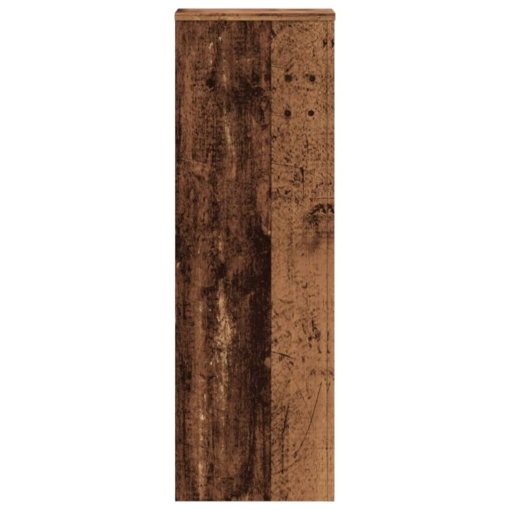 Supporti per Piante 2 pz Legno Vecchio 33x33x100 cm Multistrato | homemem39