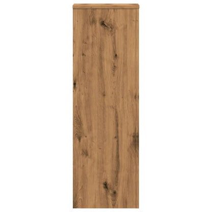 Supporti Piante 2 pz Rovere Artigianale 33x33x100cm Multistrato | homemem39