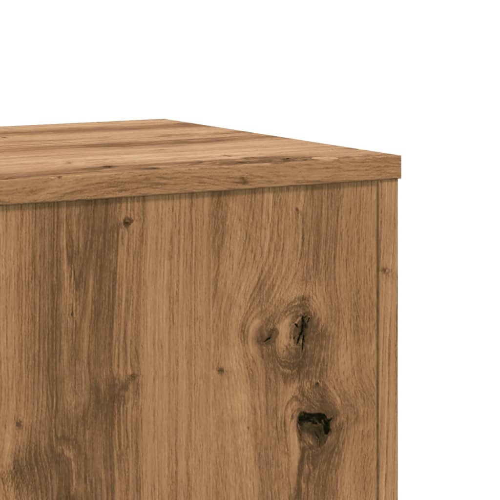 Supporti Piante 2 pz Rovere Artigianale 33x33x100cm Multistrato | homemem39