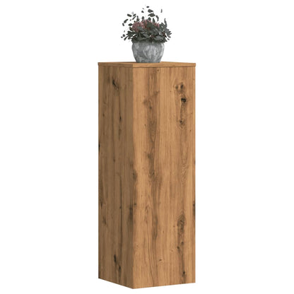 Supporti Piante 2 pz Rovere Artigianale 33x33x100cm Multistrato | homemem39
