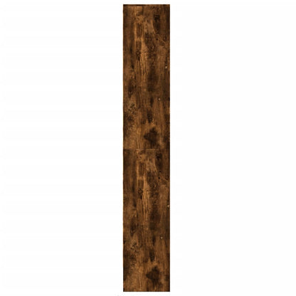 Credenza con LED Rovere Fumo 69x32,5x200 cm in Truciolato - homemem39