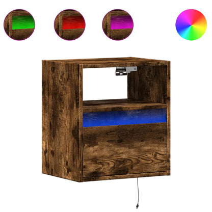 Comodino a Parete con luci LED