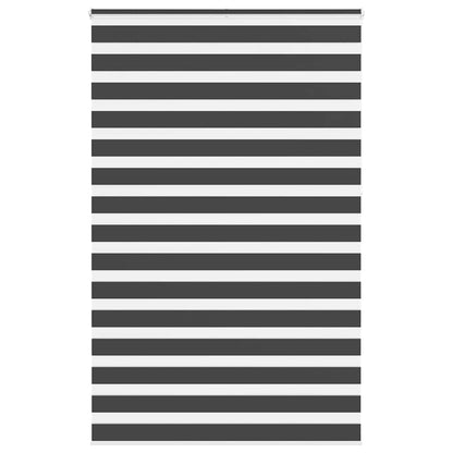 Tenda a Rullo Zebra Nero Larghezza Tessuto 145,9 cm Poliestere