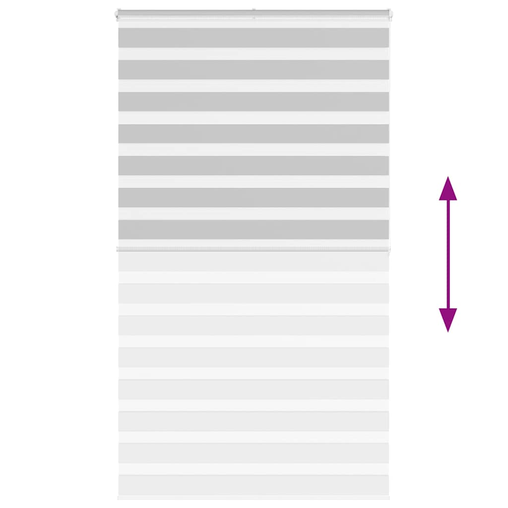 Tenda a Rullo Zebra Larghezza Tessuto 120,9 cm Poliestere - homemem39