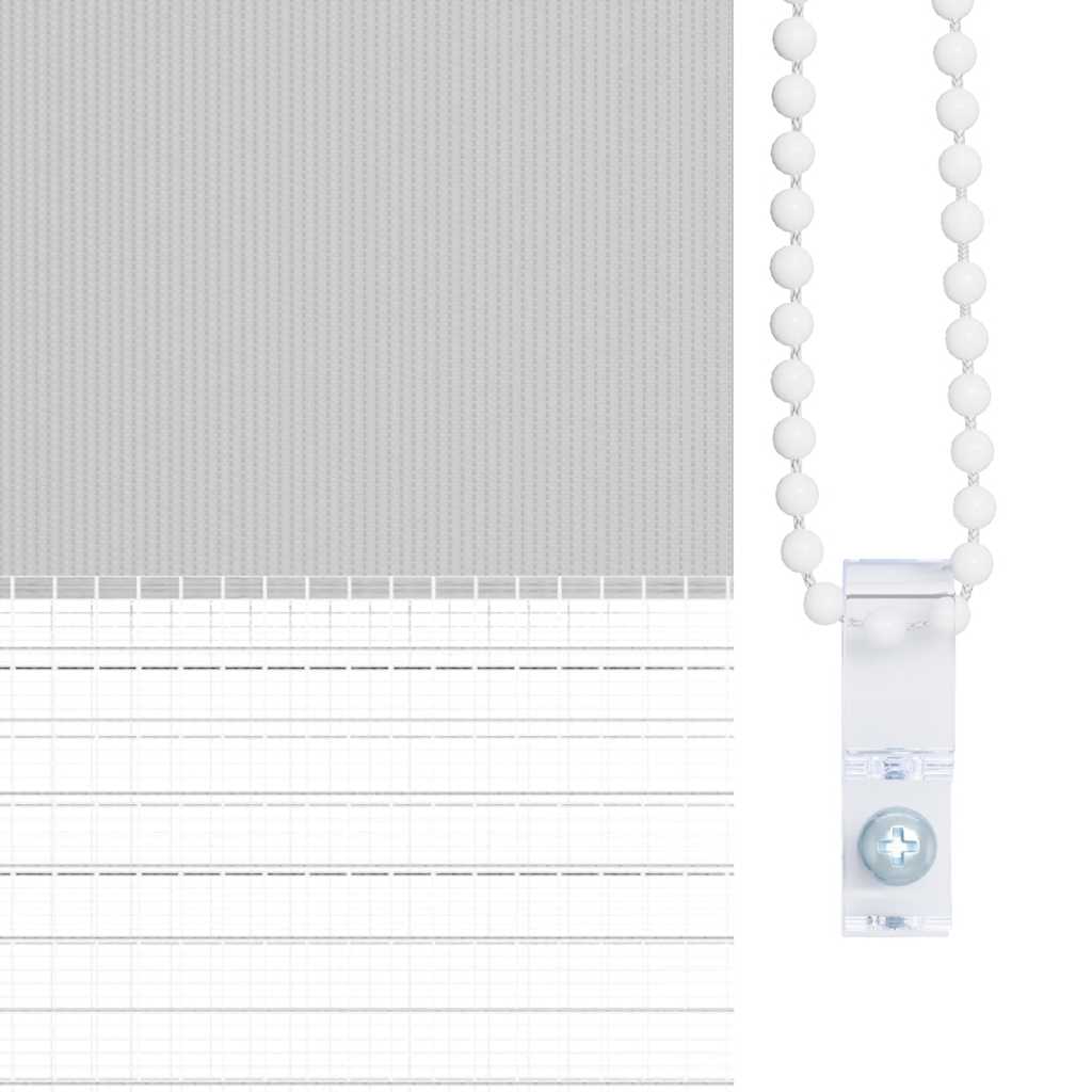 Tenda a Rullo Zebra Larghezza Tessuto 120,9 cm Poliestere - homemem39