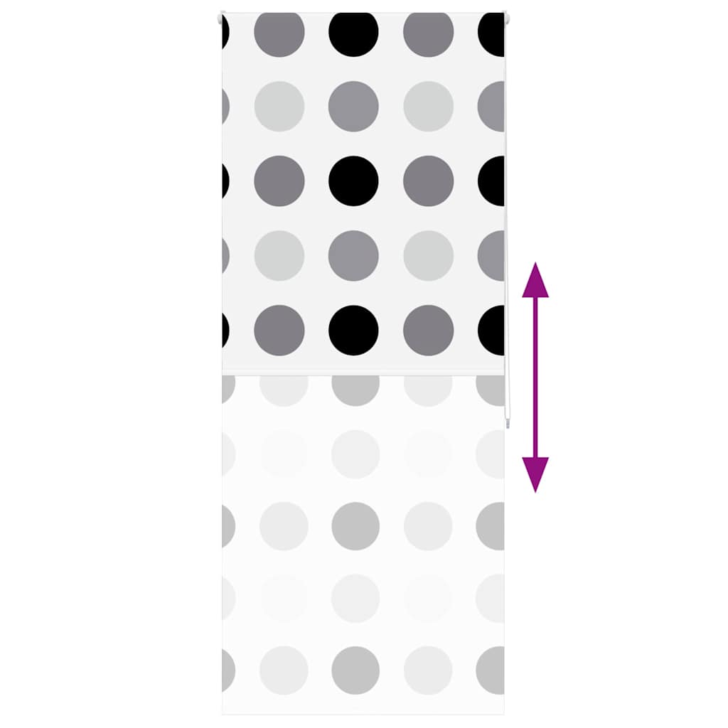Tenda a Rullo Doccia 110x240 cm Larghezza Tessuto 106 cm | homemem39