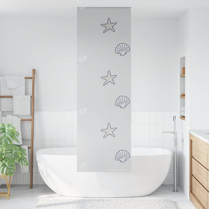 Tenda a Rullo Doccia 60x240 cm Larghezza Tessuto 56 cm