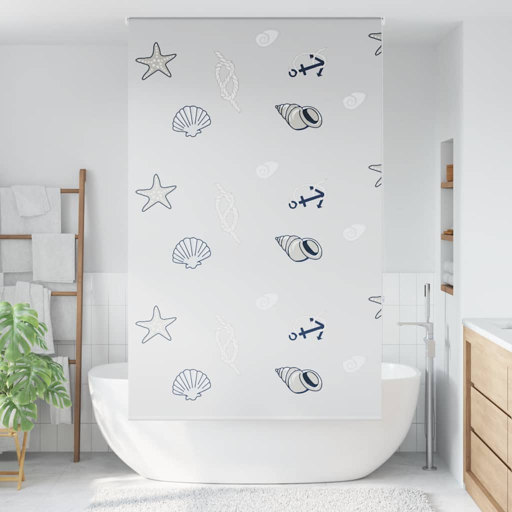 Tenda a Rullo Doccia 120x240 cm Larghezza Tessuto 116 cm | homemem39