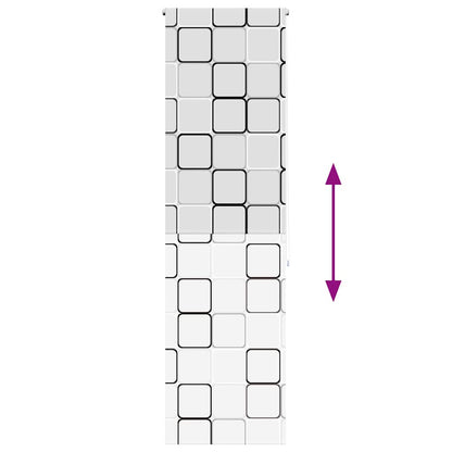 Tenda a Rullo Doccia 60x240 cm Larghezza Tessuto 56 cm | homemem39