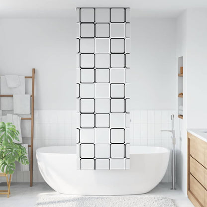 Tenda a Rullo Doccia 80x240 cm Larghezza Tessuto 76 cm | homemem39