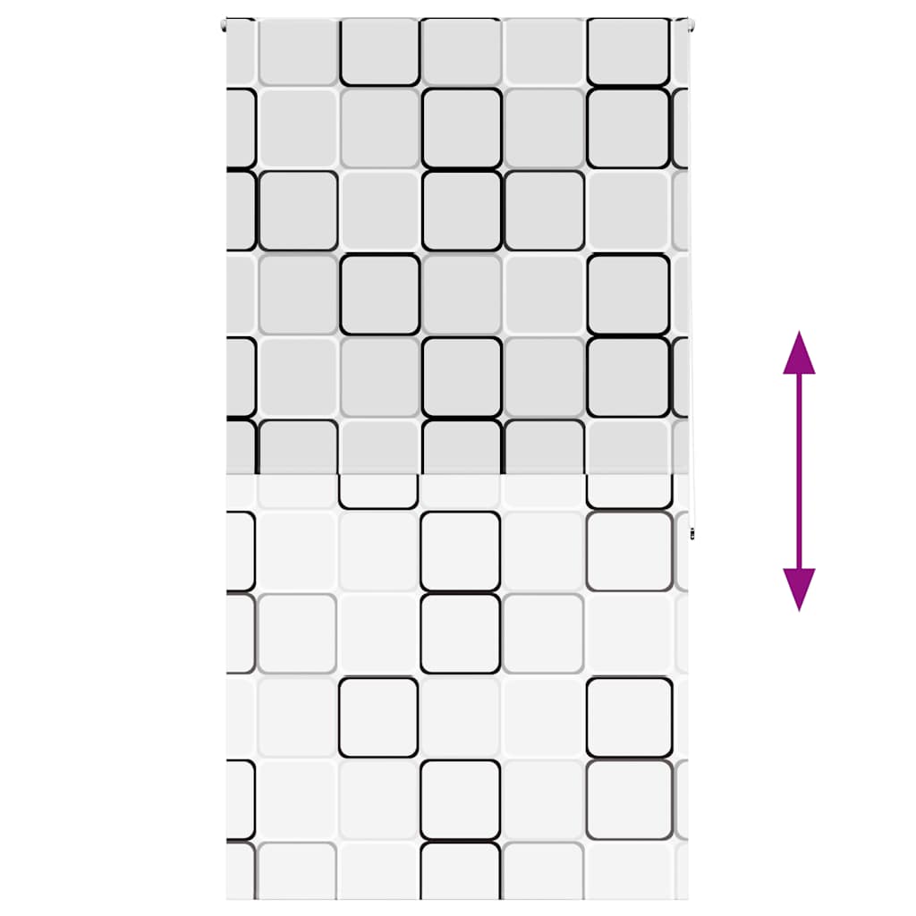 Tenda a Rullo Doccia 120x240 cm Larghezza Tessuto 116 cm | homemem39