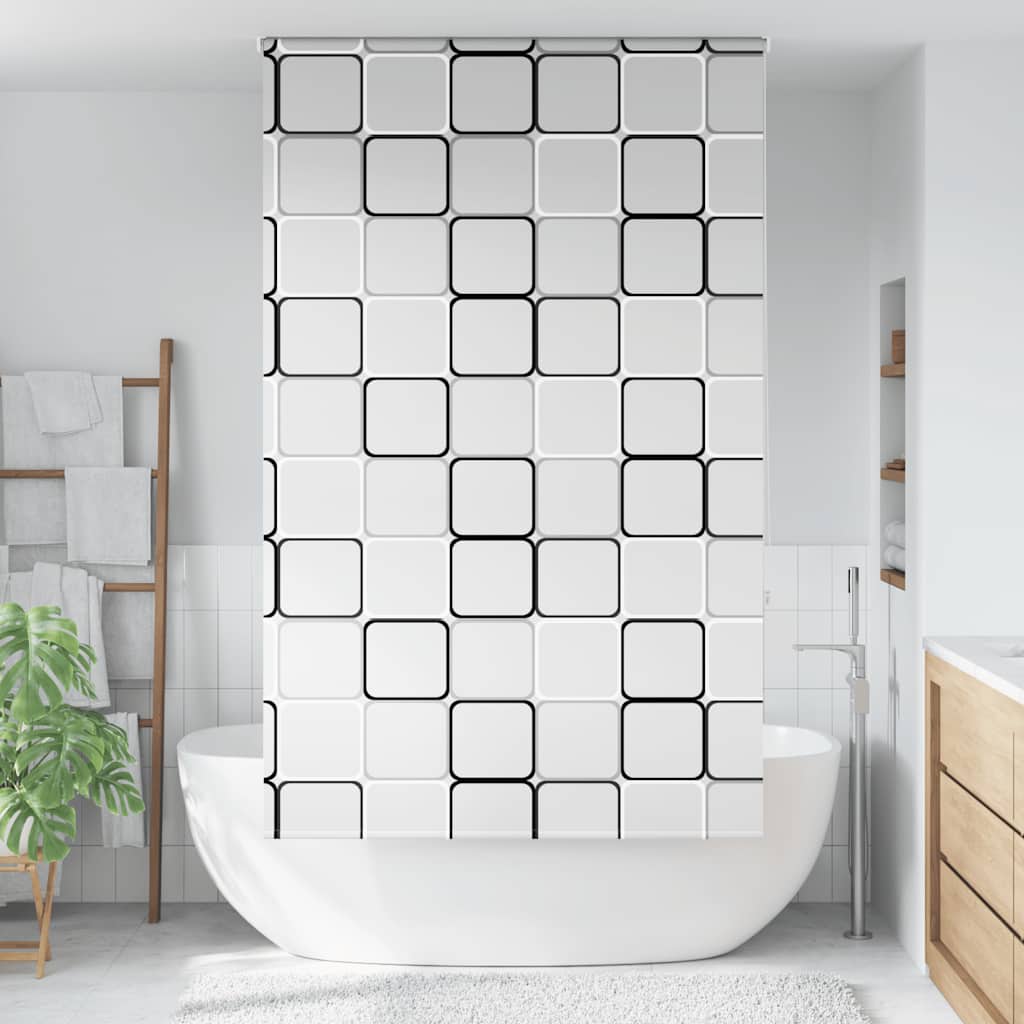 Tenda a Rullo Doccia 120x240 cm Larghezza Tessuto 116 cm | homemem39