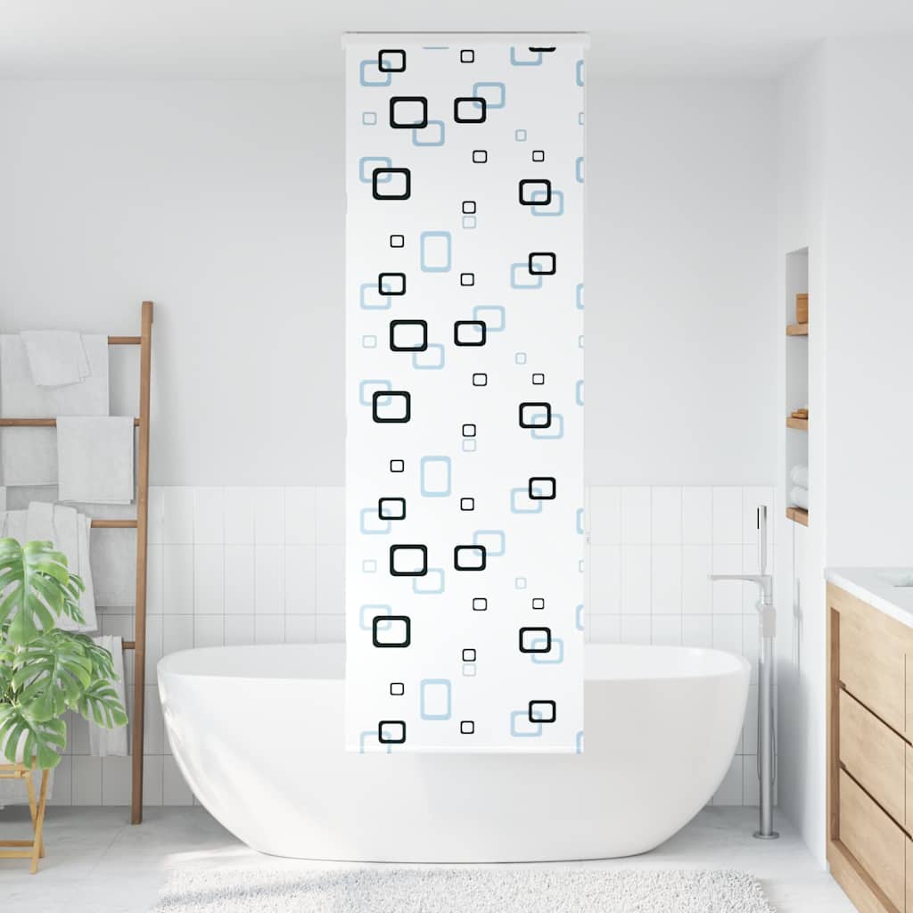 Tenda a Rullo per Doccia Cassonetto 60x240 cm Larghezza Tessuto | homemem39
