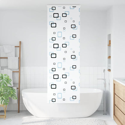 Tenda a Rullo per Doccia Cassonetto 60x240 cm Larghezza Tessuto | homemem39