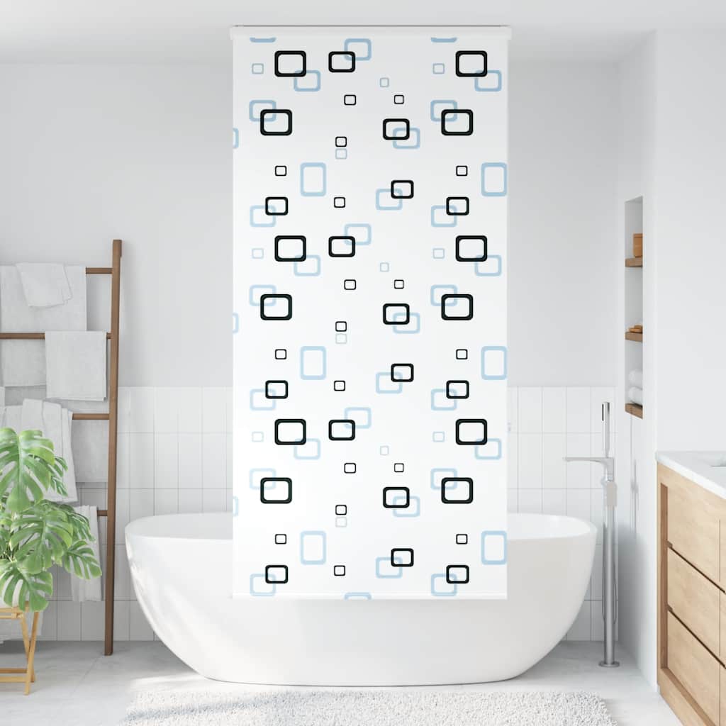 Tenda a Rullo Doccia con Cassonetto 90x240 cm Larghezza Tessuto | homemem39