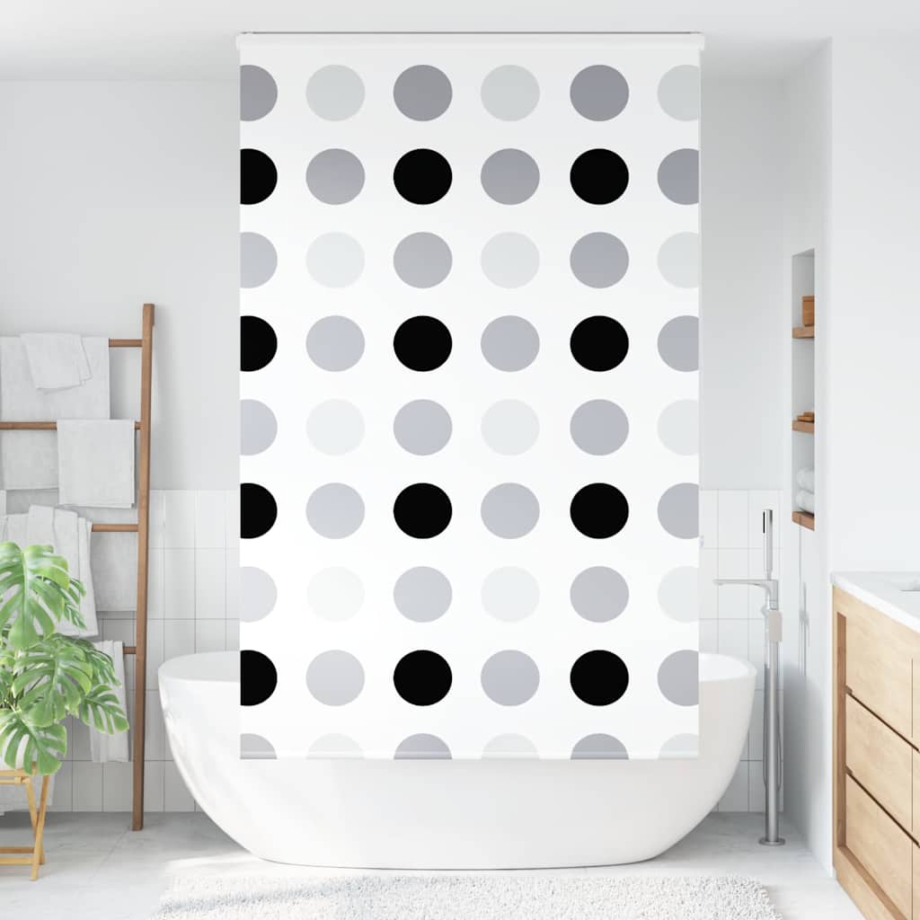 Tenda a Rullo per Doccia Cassonetto 140x240cm Larghezza Tessuto | homemem39