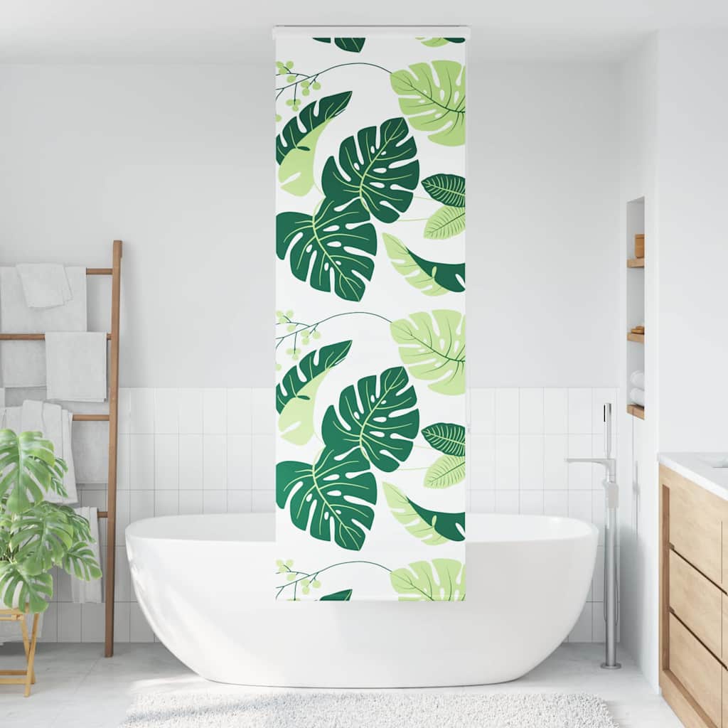 Tenda a Rullo per Doccia Cassonetto 60x240 cm Larghezza Tessuto | homemem39