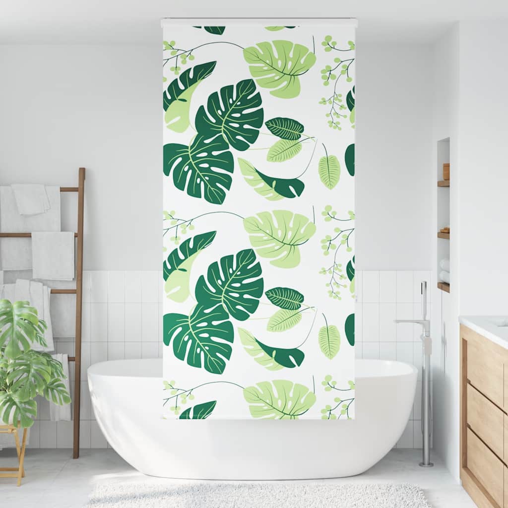Tenda a Rullo Doccia Cassonetto 90x240cm Larghezza Tessuto 86cm | homemem39