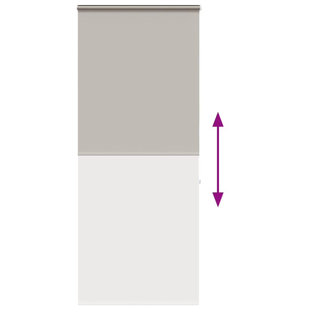 Tenda a Rullo Doccia con Cassonetto 100x240cm Larghezza Tessuto | homemem39