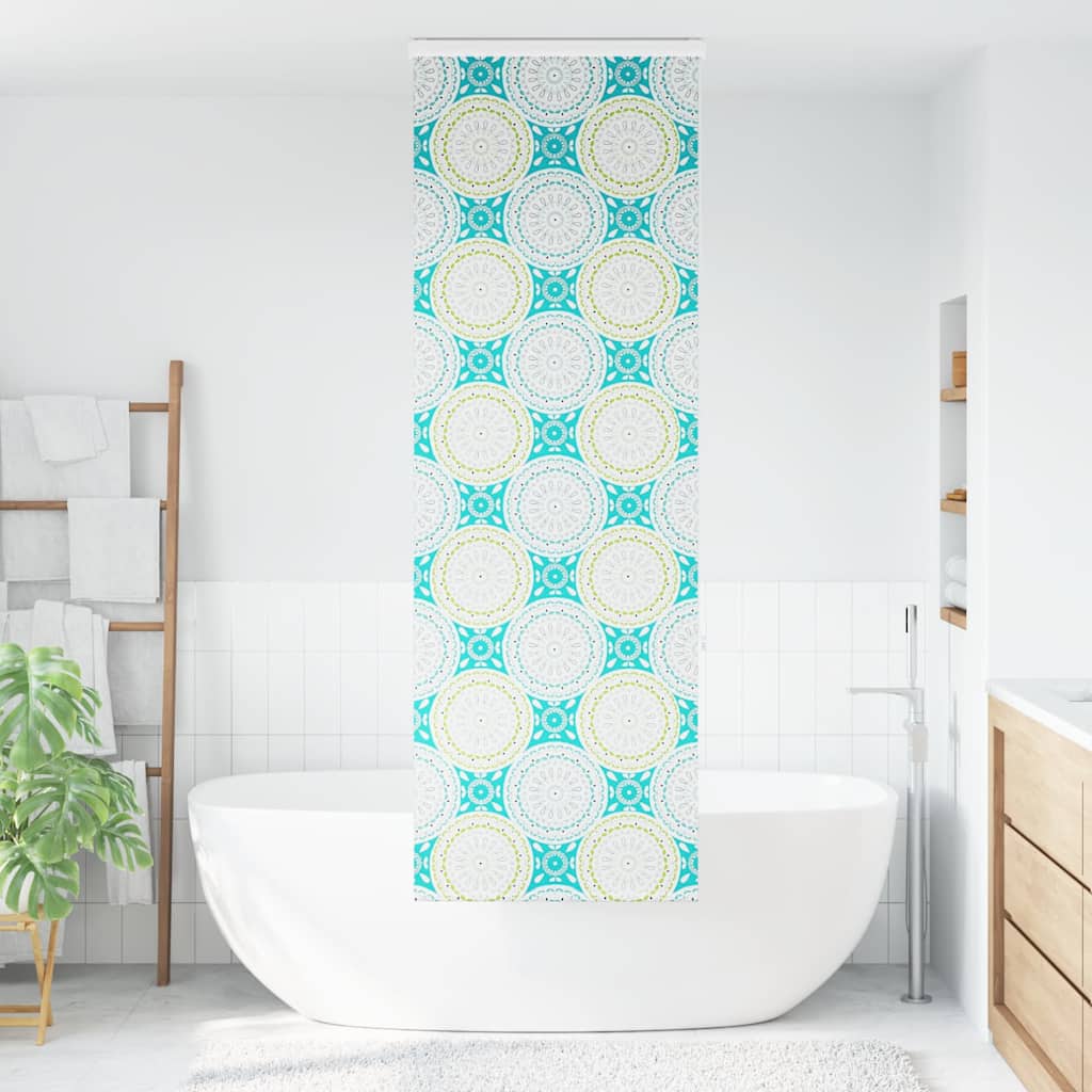 Tenda a Rullo per Doccia Cassonetto 80x240 cm Larghezza Tessuto | homemem39