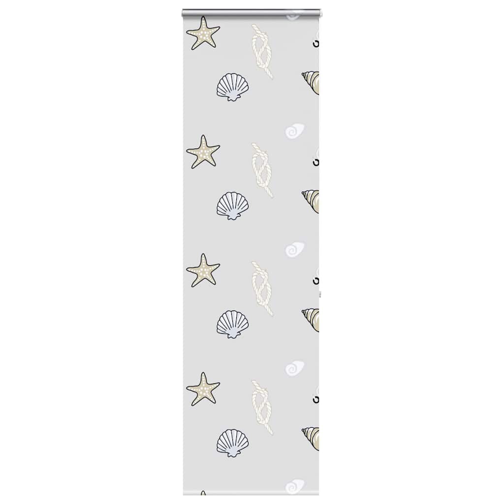 Tenda a Rullo per Doccia Cassonetto 60x240 cm Larghezza Tessuto