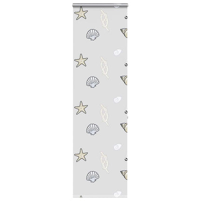 Tenda a Rullo per Doccia Cassonetto 60x240 cm Larghezza Tessuto
