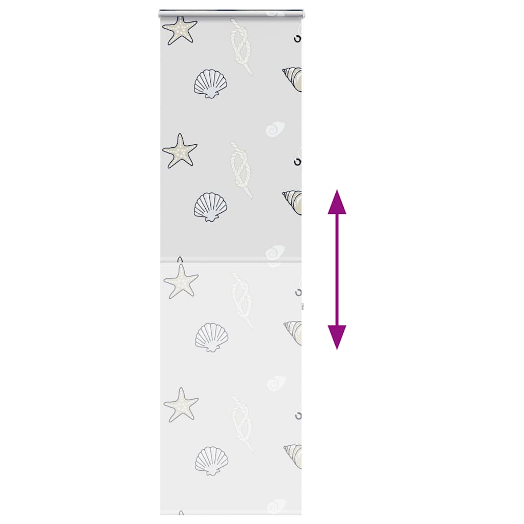 Tenda a Rullo per Doccia Cassonetto 60x240 cm Larghezza Tessuto | homemem39