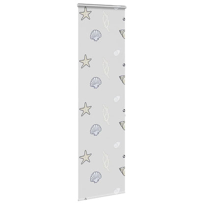 Tenda a Rullo Doccia con Cassonetto 70x240 cm Larghezza Tessuto