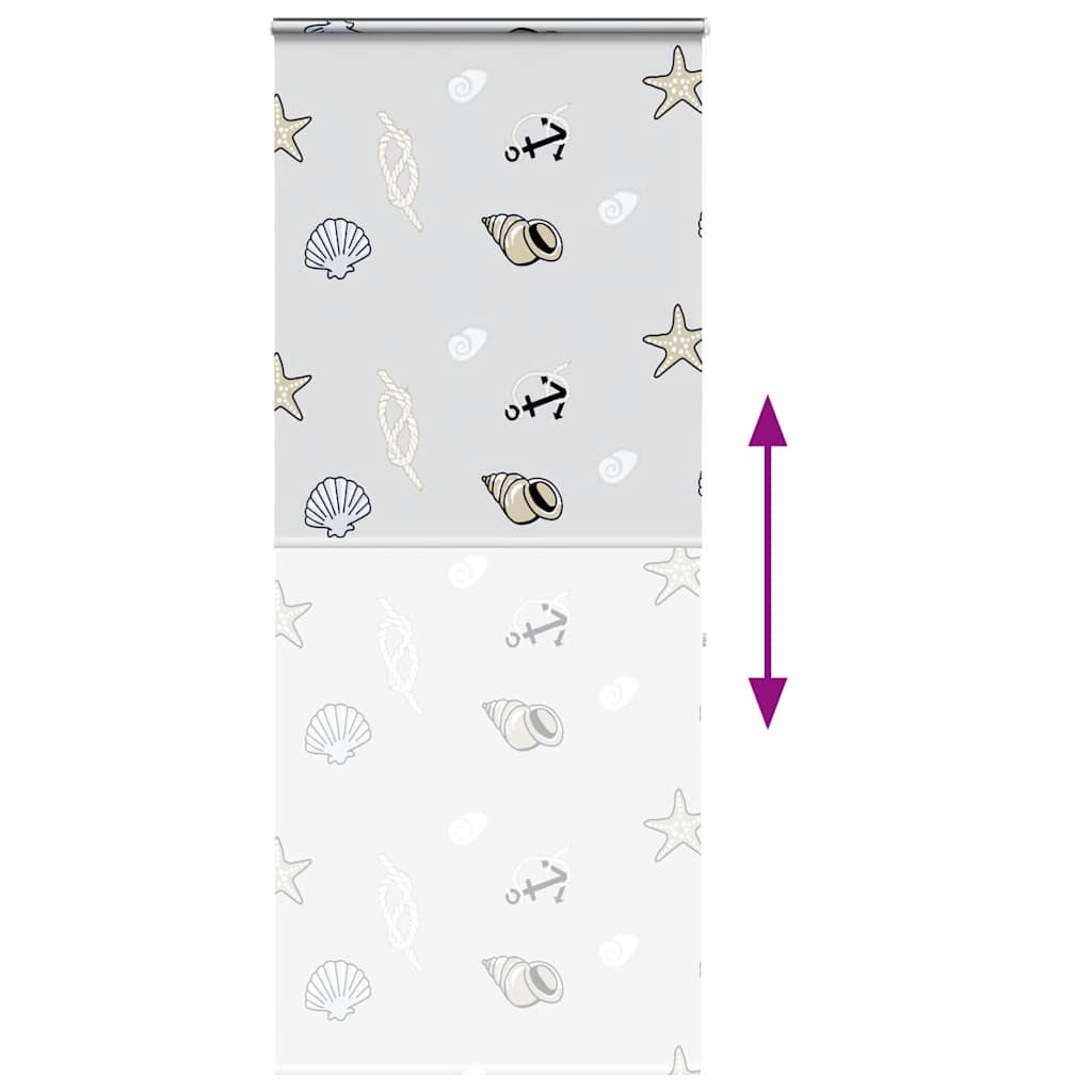Tenda a Rullo Doccia Cassonetto 90x240 cm Larghezza Tessuto | homemem39