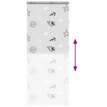 Tenda a Rullo Doccia Cassonetto 90x240 cm Larghezza Tessuto | homemem39