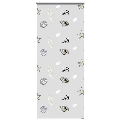Tenda a Rullo Doccia con Cassonetto 100x240cm Larghezza Tessuto