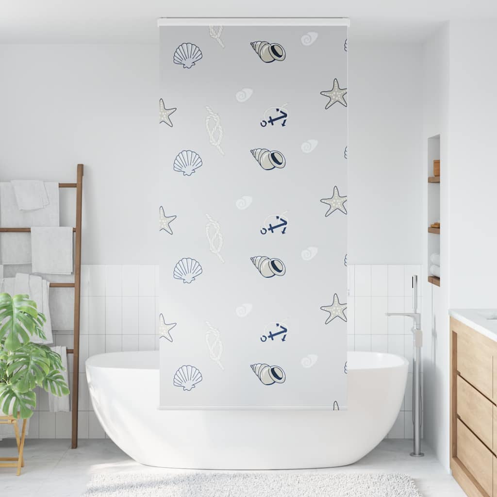 Tenda a Rullo Doccia Cassonetto 110x240 cm Larghezza Tessuto | homemem39