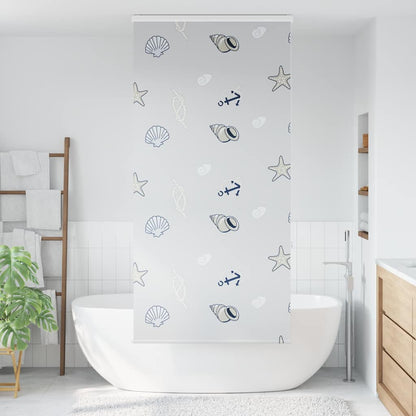 Tenda a Rullo Doccia Cassonetto 110x240 cm Larghezza Tessuto | homemem39