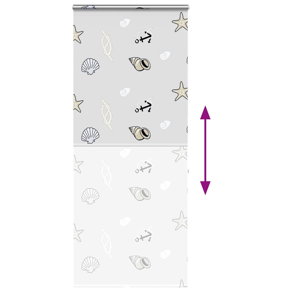 Tenda a Rullo Doccia Cassonetto 110x240 cm Larghezza Tessuto | homemem39
