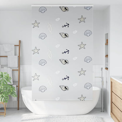 Tenda a Rullo per Doccia Cassonetto 140x240cm Larghezza Tessuto | homemem39