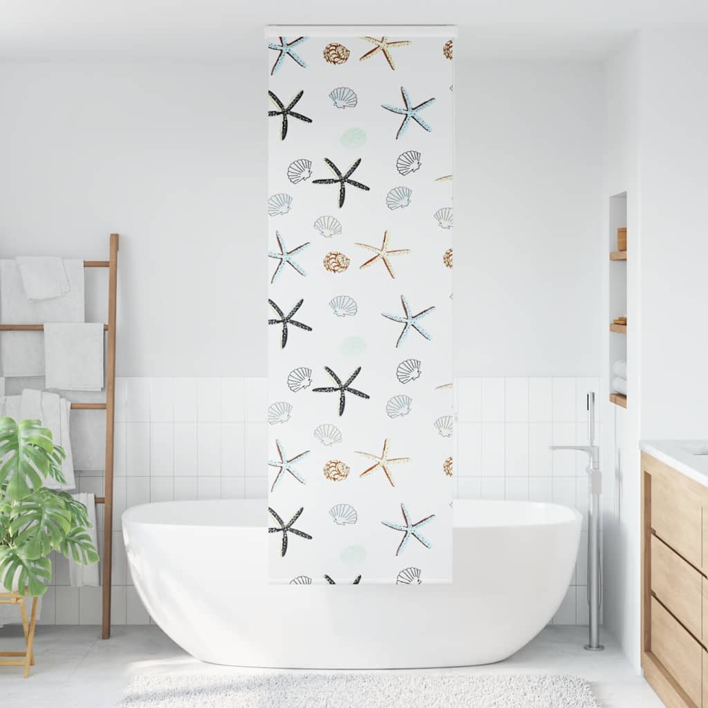 Tenda a Rullo per Doccia Cassonetto 60x240 cm Larghezza Tessuto | homemem39