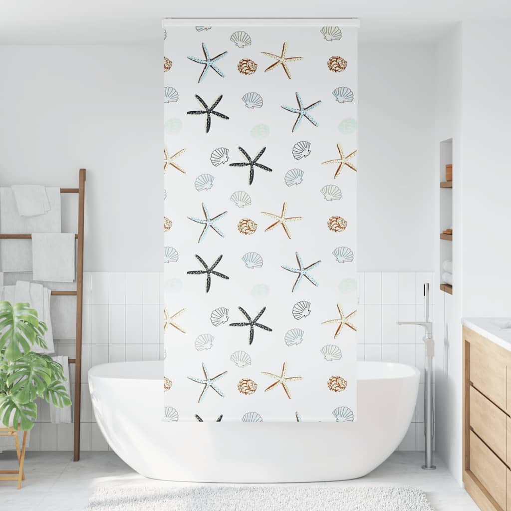 Tenda a Rullo Doccia Cassonetto 90x240 cm Larghezza Tessuto | homemem39