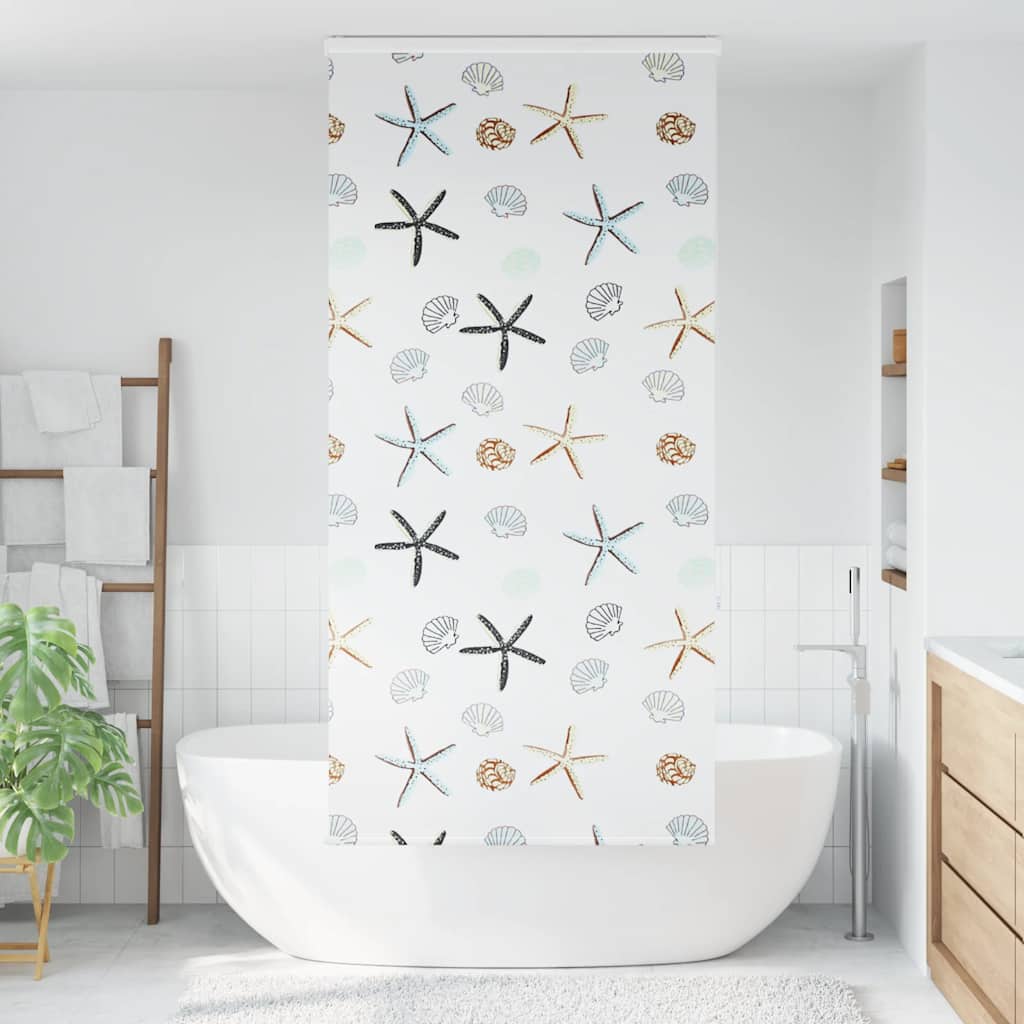 Tenda a Rullo Doccia Cassonetto 110x240 cm Larghezza Tessuto | homemem39