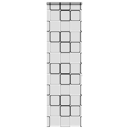 Tenda a Rullo per Doccia Cassonetto 60x240 cm Larghezza Tessuto