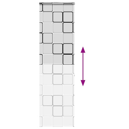 Tenda a Rullo Doccia con Cassonetto 70x240 cm Larghezza Tessuto | homemem39