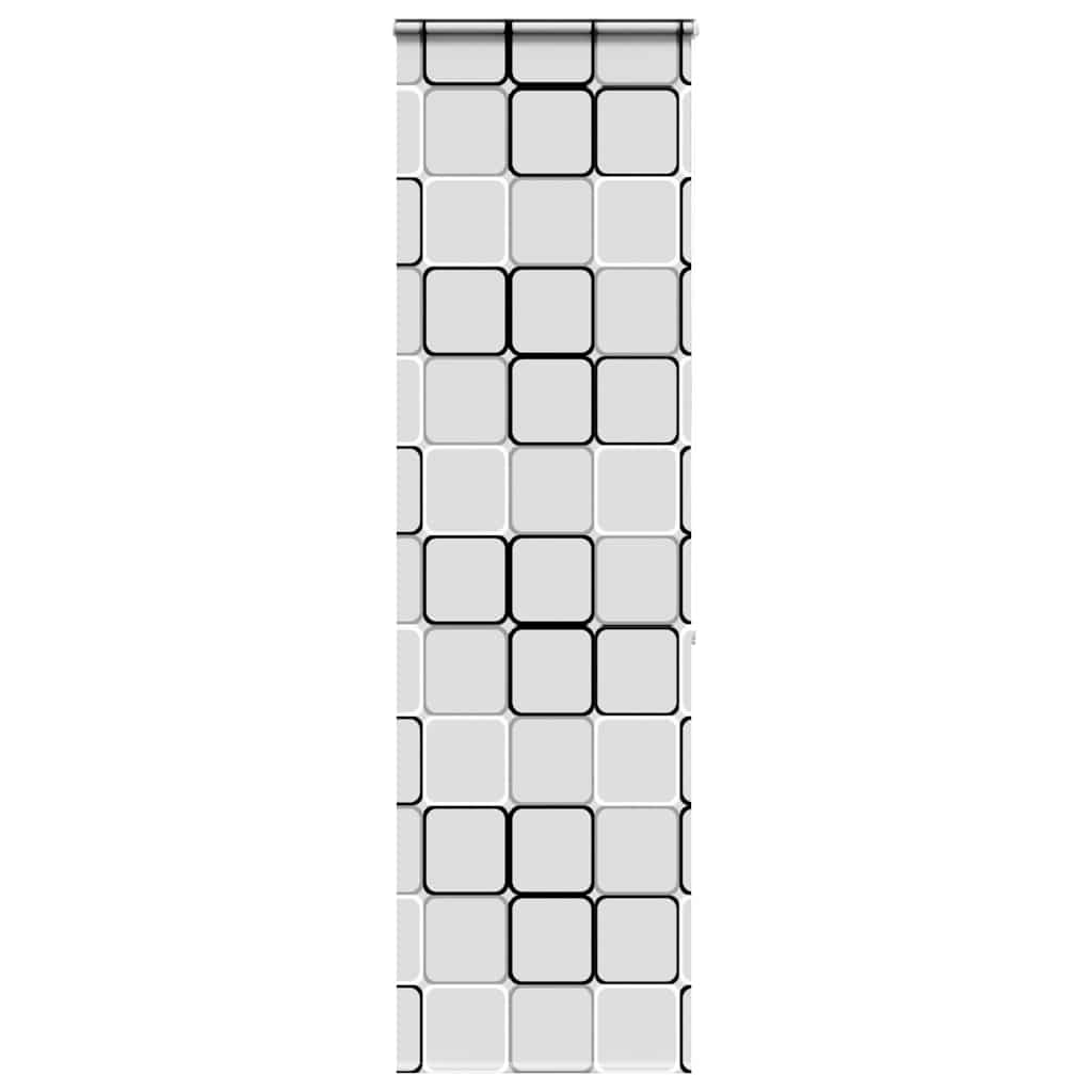 Tenda a Rullo per Doccia Cassonetto 80x240 cm Larghezza Tessuto