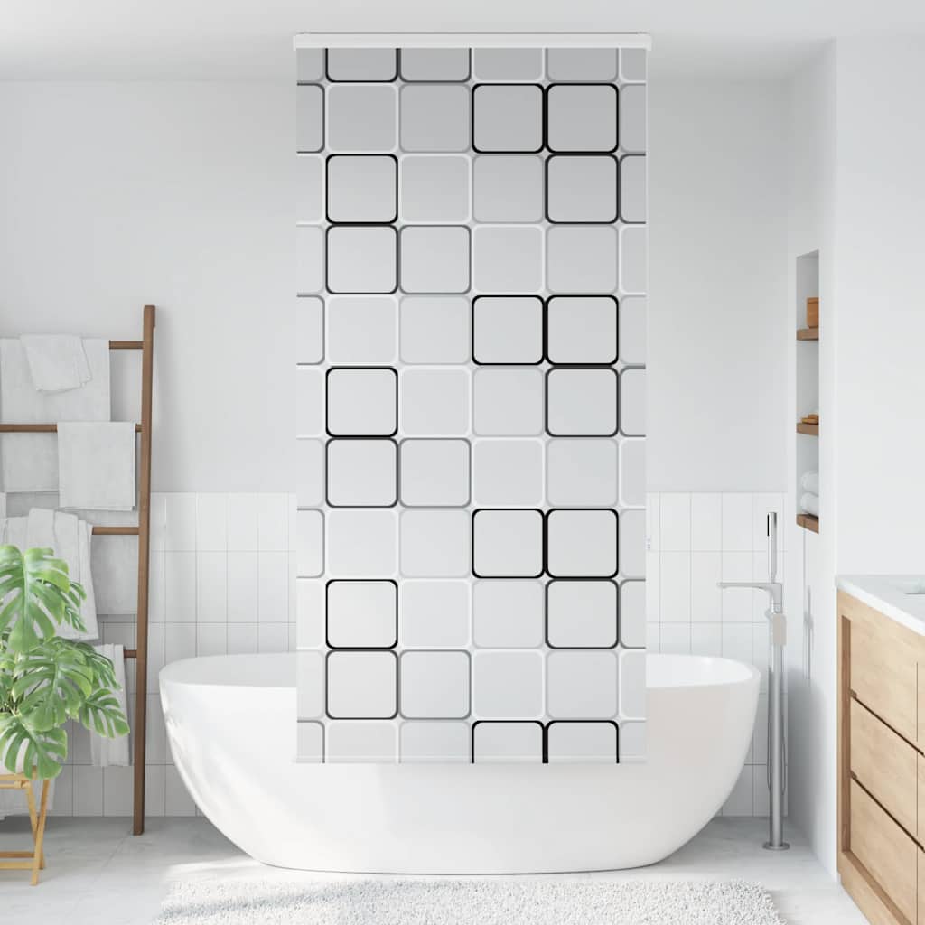 Tenda a Rullo Doccia con Cassonetto 100x240cm Larghezza Tessuto | homemem39