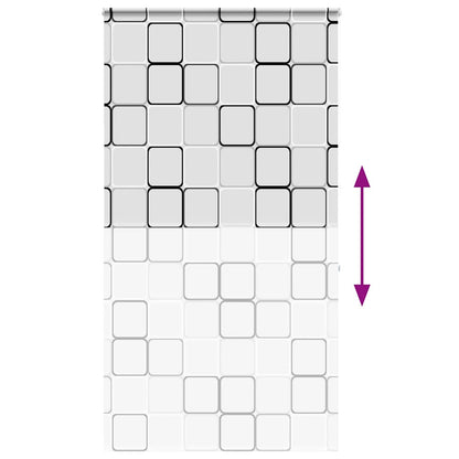 Tenda a Rullo Doccia con Cassonetto 120x240cm Larghezza Tessuto | homemem39